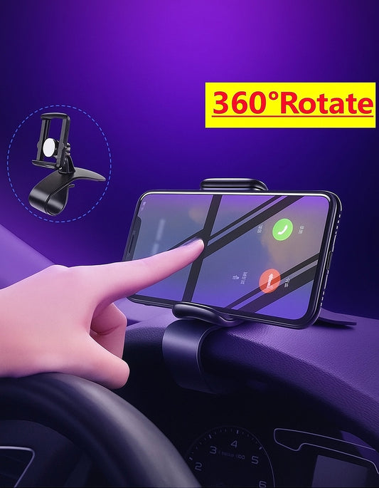 Car Phone Holder Stand Universal Dashboard Car Clip Mount GPS Bracket Car Mobile Phone Support in Car For iPhone Xiaomi Samsung